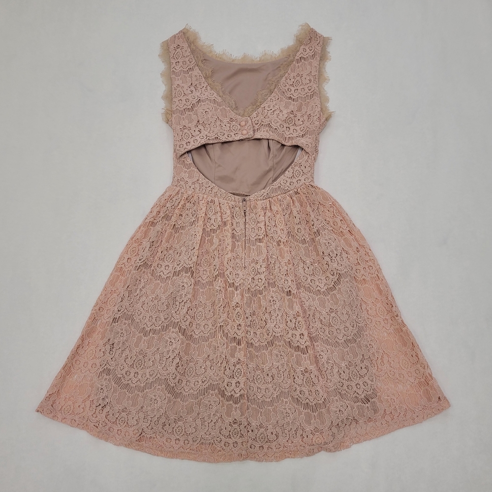 Delia's Sleeveless Open Back Lace Dress - Picture 8 of 12